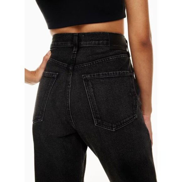Aritzia Citizens of Humanity Eva High-Rise Baggy Jeans in Obsidian Size 24 - Picture 6 of 16
